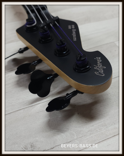 Sandberg California II TT4 Fretless, Open Pore Black, Lefthand